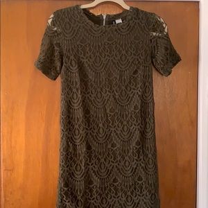 Olive green dress